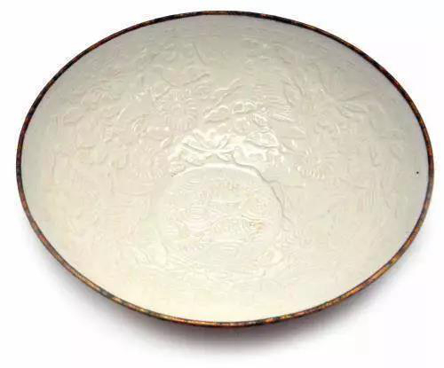 定窯定瓷-白瓷印花盤(pán)