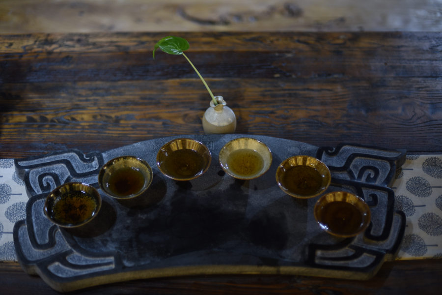 大宋定窯燒制的定瓷斗笠盞，非常適合“點(diǎn)茶”